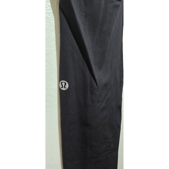 Lululemon 'Fast Free' Crop II *Nulux 19" Women 4 Pockets Gym Black Yoga EUC - Picture 5 of 10